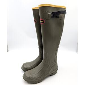 LaCrosse Grange 18" Waterproof Rubber Hunting Boot Men's Green Size US5